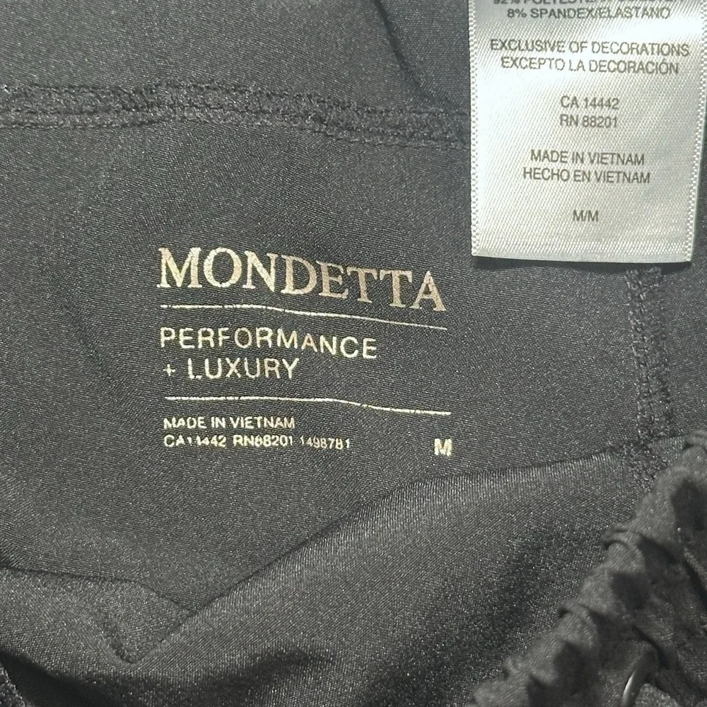 Mondetta Black Performancce Running‎ Shorts Women's Medium